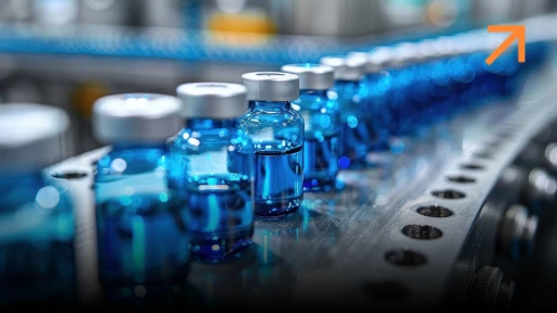 A machine with blue bottles and some blue liquid
